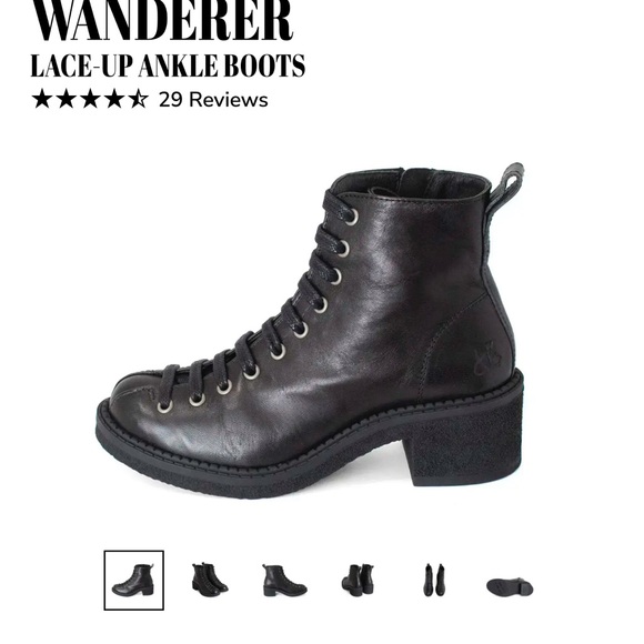 John Fluevog Slacker Wanderer boots - Picture 2 of 4